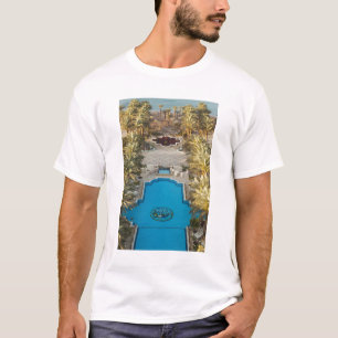 Erhöhte Ansicht Herods Palace Hotel Schwimmbad T-Shirt