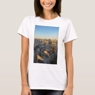 Erhöhte Ansicht über Balvanera Nachbarschaft T-Shirt