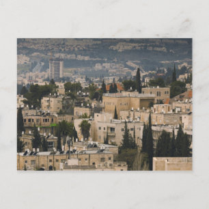 Erhöhte Aussicht auf die Stadt aus dem Turm von Je Postkarte
