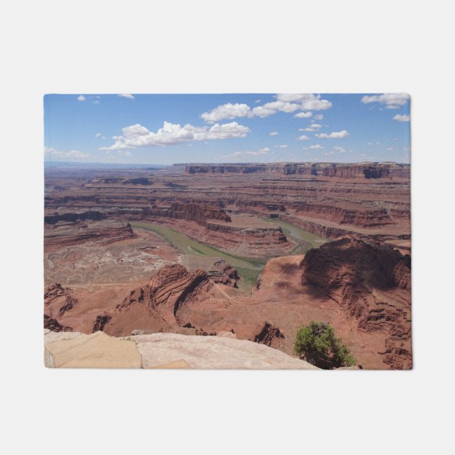 Erhöhte Sicht auf den Colorado River, Utah Fußmatte (Vorderseite)