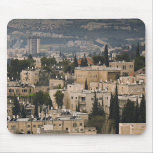 Erhöhte Stadtsicht vom Turm von Jerusalem YMCA Mousepad