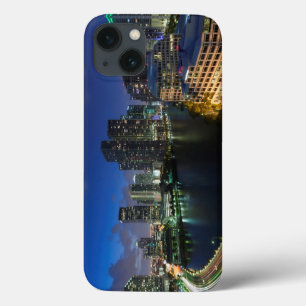 Erhöhte Stadtsilhouette von Brickell Key Case-Mate iPhone Hülle