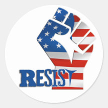 Erhöhter Fist Resist Symbol Decal