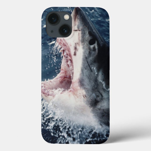 Erhöhter Haifischmund offen Case-Mate iPhone Hülle (Rückseite)