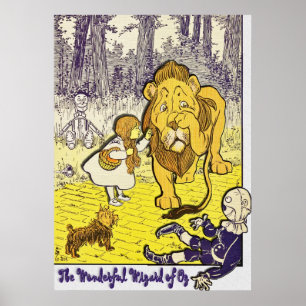 ERHÖHTER wunderbarer 1. Ausgabendruck Zauberers Poster