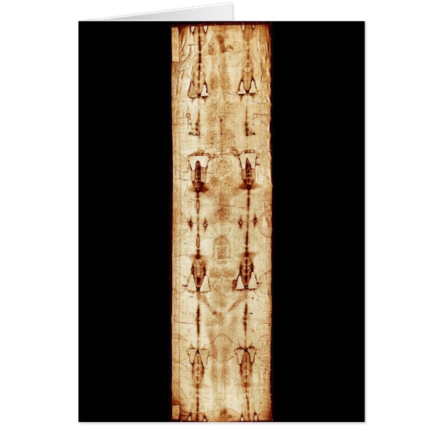 ERHÖHTES Leichentuch vollen Bild Turins Jesus (Vorne)