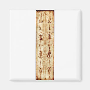 ERHÖHTES Leichentuch vollen Bild Turins Jesus Magnet