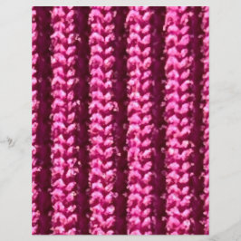 Erhöhtes Strick Muster in Hot Pink, Scrapbook Pape