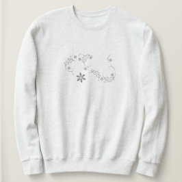 Erhöhtes Winter-Shirt-Outfit Frauen | Winter-Shirt Sweatshirt