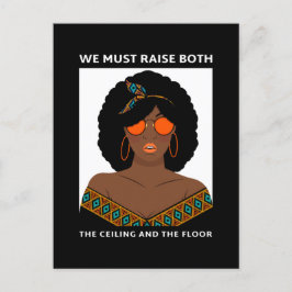 Erhöhung des Deckenbodens der BLM-Frauenrechte Postkarte