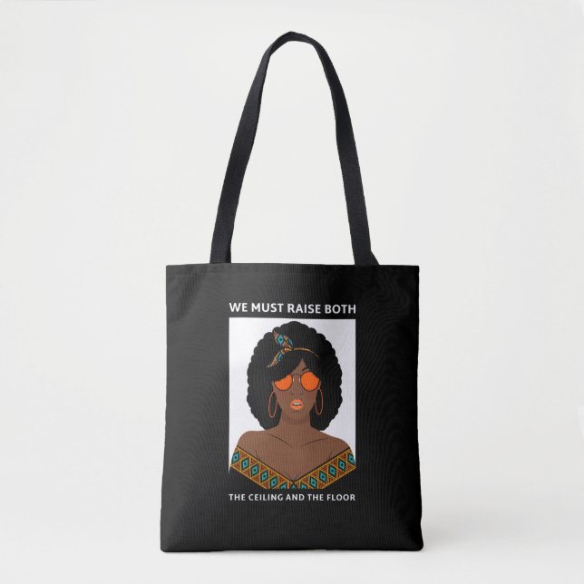 Erhöhung des Deckenbodens der BLM-Frauenrechte Tasche (Vorderseite)