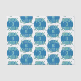 Erholung der Dankbarkeit Slogan Seidenpapier