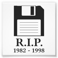 Erholung der Diskette "Peace RIP"