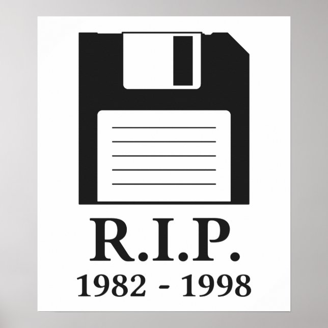 Erholung der Diskette "Peace RIP" Poster (Vorne)