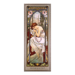 Erholung der Nacht von Alphonse Mucha Fotodruck