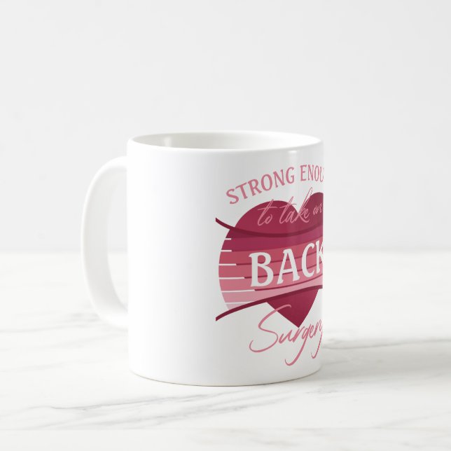 Erholung der Operation für Frauen Kaffeetasse (Vorderseite Links)