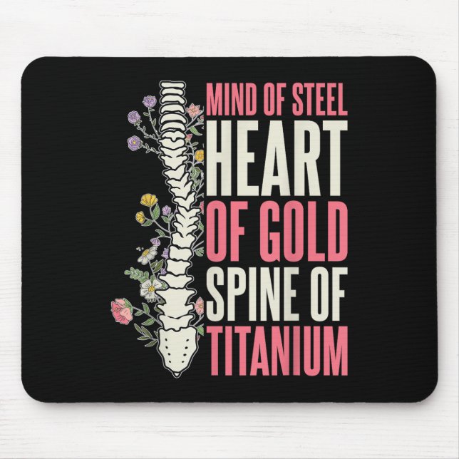Erholung der Scoliose-Operation Mousepad (Vorne)