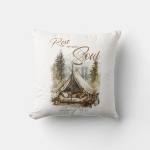 Erholung für Ihr Soul Christlich Boho Decke Kissen