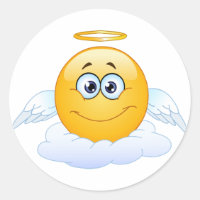Erholung im Friedens-RIP Himmels-Engel Emoji