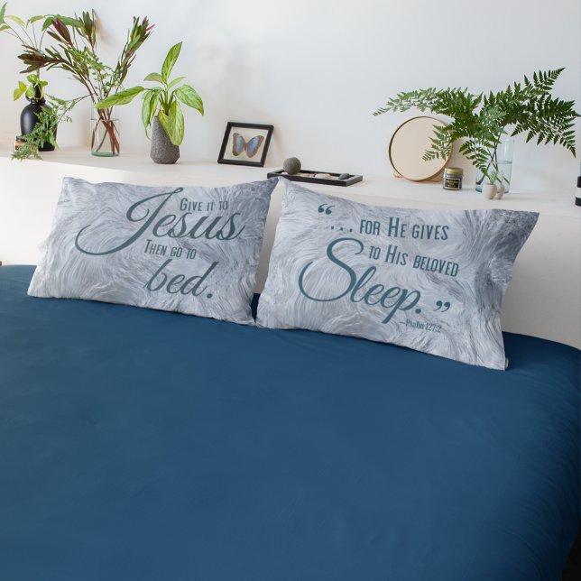 ERHOLUNG im JESUS Christlich Quote Pillow Case Set Kissenbezug (Von Creator hochgeladen)