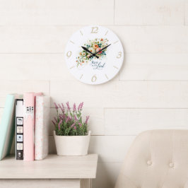 Erholung in der Blütezeit des Herrn Große Wanduhr