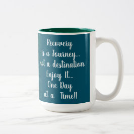 Erholung ist eine Reise-Tasse 23 Zweifarbige Tasse