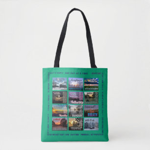 Erholung ist eine Reise und Slogans 25r Tasche