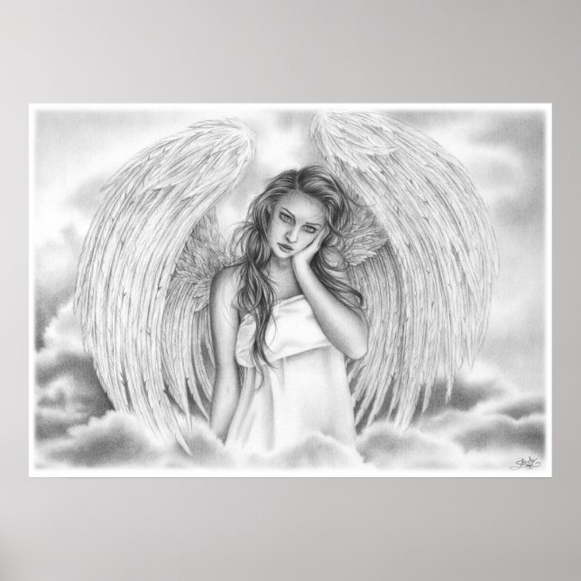 Erholung meine Liebe Angel Poster (Vorne)