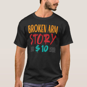 Erholung mit gebrochenem Arm Operation humorvoller T-Shirt