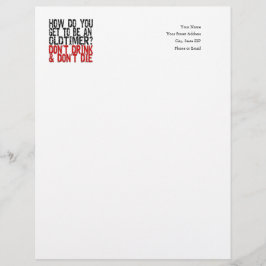 Erholung Old Timer Joke Briefbogen