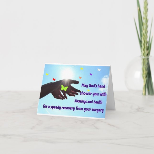 ERHOLUNG RELAX ERHOLEN GUT BALD KARTE (Vorderseite)