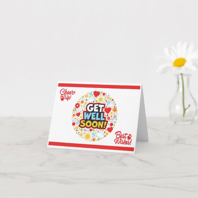 ERHOLUNG RELAX ERHOLEN GUT BALD KARTE (Kleines Gewächs)