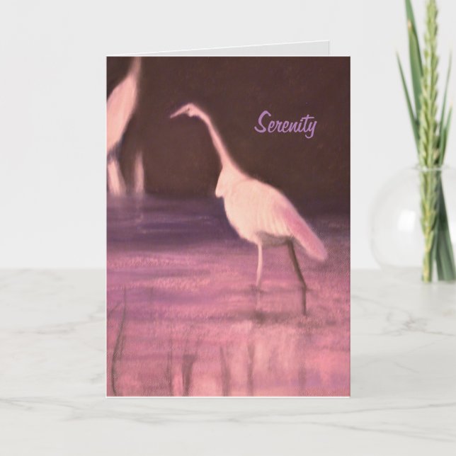 Erholung "Ruhe" Karte (Vorderseite)