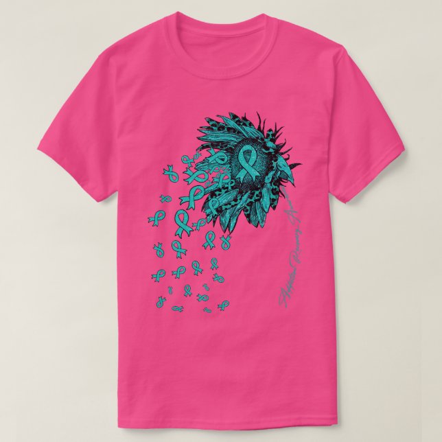 Erholung Sensibilisierung für die Sucht Sonnenblum T-Shirt (Design vorne)
