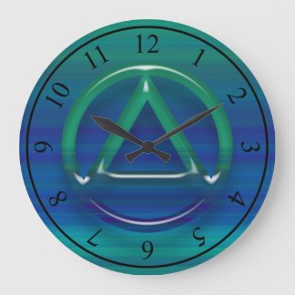 Erholung Sobrily Sober Clock Große Wanduhr