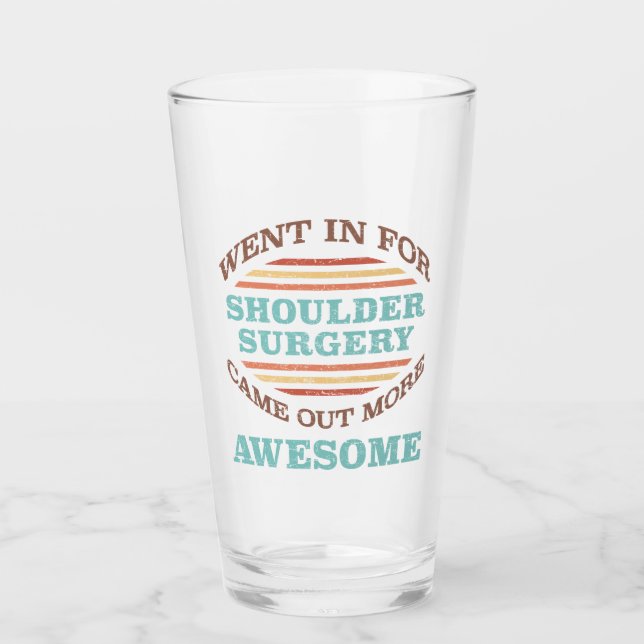 Erholung-Spaß der SchulterOperation Glas (Vorderseite)