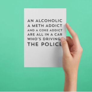 Erholung Spaß Sarcastic 12 Step Grußkarte