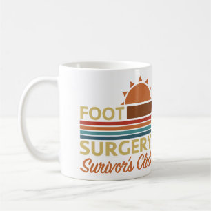 Erholung Spaß von Foot-Operation Kaffeetasse