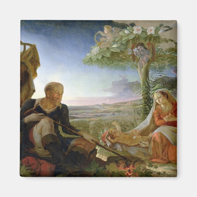 Erholung über den Flug nach Ägypten, 1805-6 Magnet (Vorne)