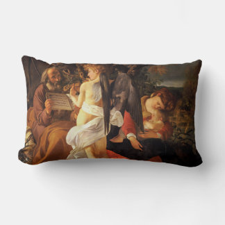 Erholung über den Flug nach Ägypten (Caravaggio) Lendenkissen