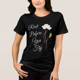 Erholung vor dem Fliegen - Vögel gestalten T - Shi Tri-Blend Shirt