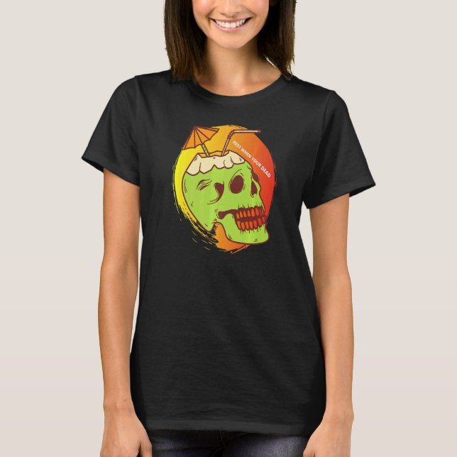 Erholung, wenn Ihr toter Schädel und Knochen T-Shirt (Vorderseite)