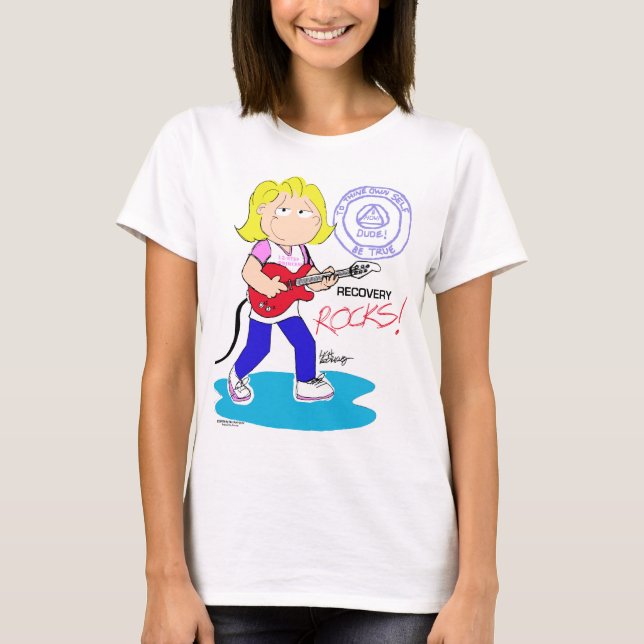 Erholungs-Felsen - Damen-Shirt T-Shirt (Vorderseite)