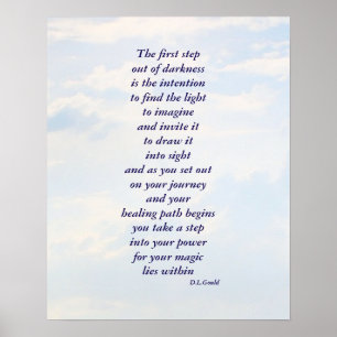 "Erholungs" Gedicht-Kunstplakat Poster