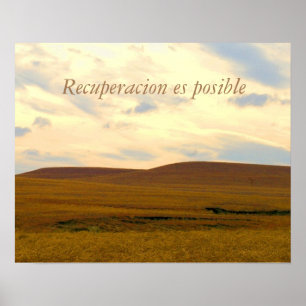 Erholungs-Plakat/Recuperacion es posible Poster