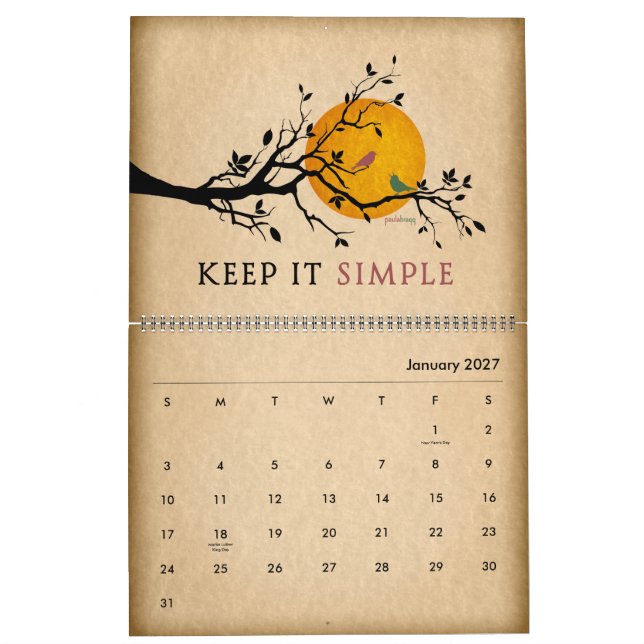Erholungs-Zitate, Inspirational Slogans, 12 Kalender (Jan 2027)