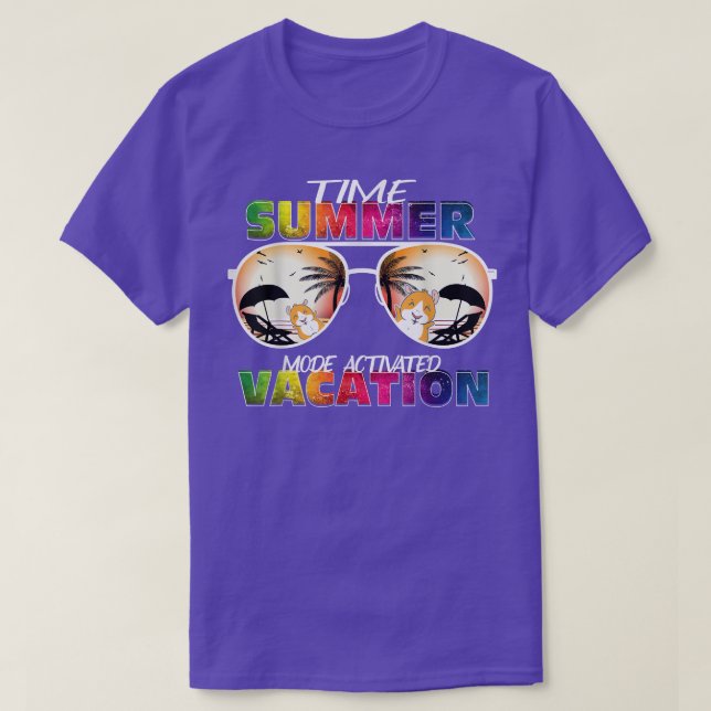 Erholungsmodus aktiviert Sommersonnenbrille Liebe  T-Shirt (Design vorne)