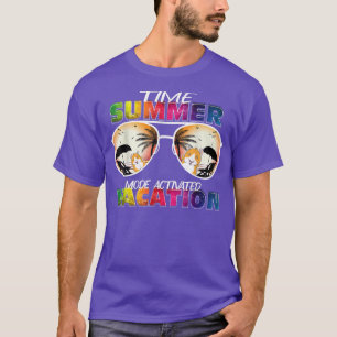 Erholungsmodus aktiviert Sommersonnenbrille Liebe T-Shirt