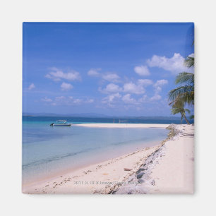Erholungsort auf dem Strand Magnet