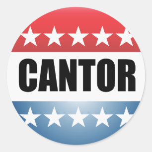 ERIC CANTOR RUNDER AUFKLEBER